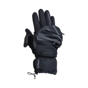 VALLERRET Skadi Zipper Mitt LRS: Black