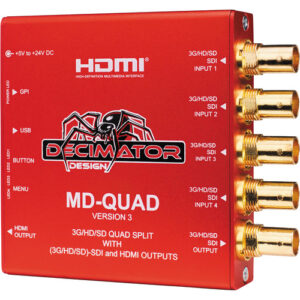 DECIMATOR MD-QUAD v3 SDI quad split multi-viewer