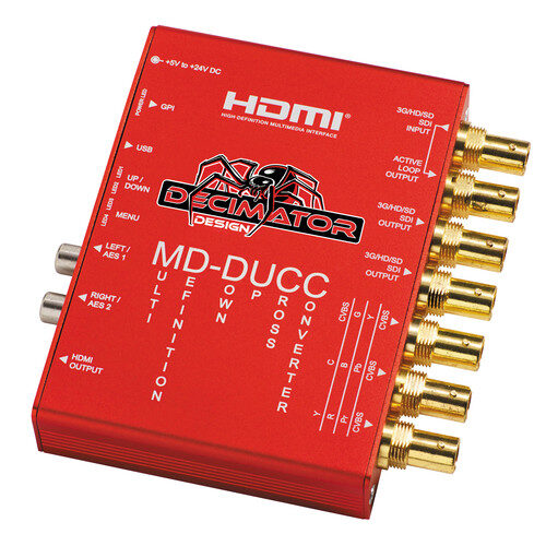 DECIMATOR MD-DUCC multi-definition up-down cross converter