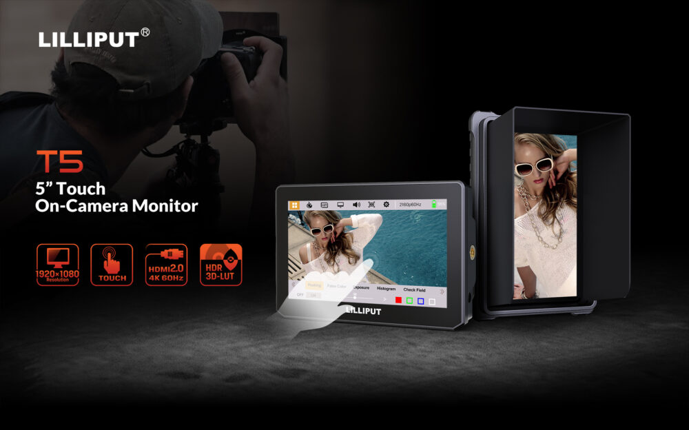 5" LILLIPUT T5 HDMI touchscreen monitor