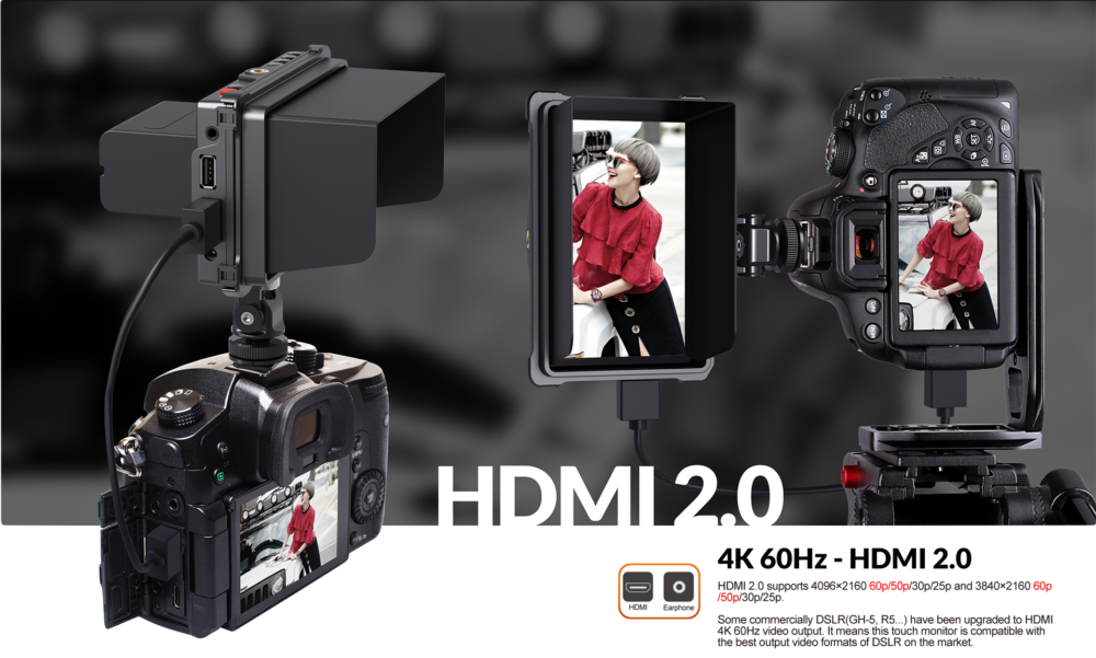 5" LILLIPUT T5 HDMI touchscreen monitor