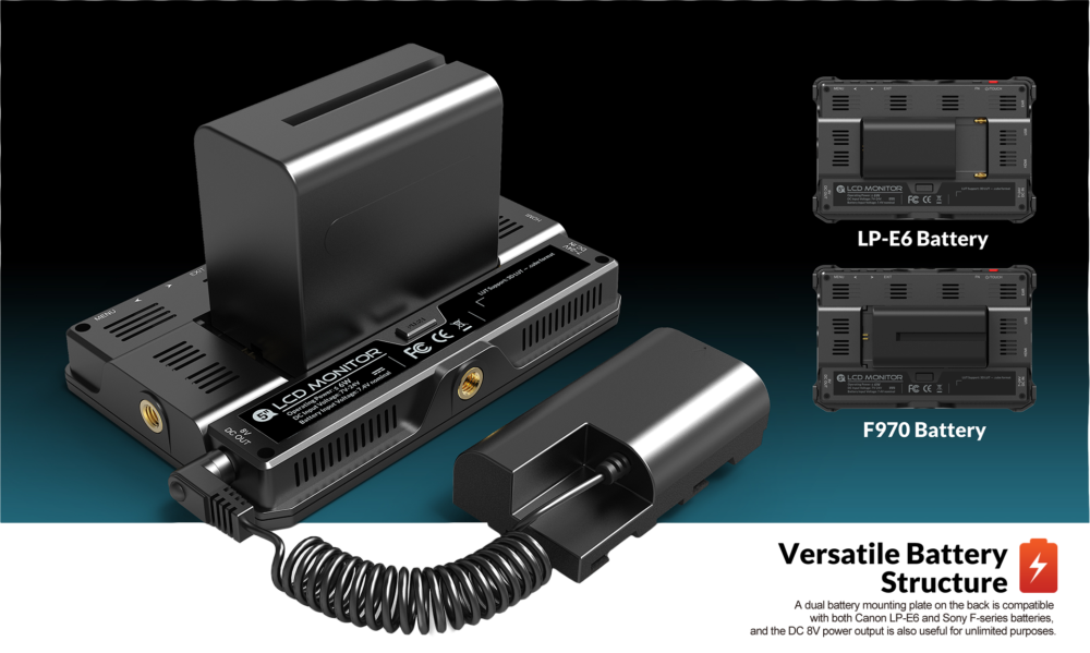 5" LILLIPUT T5 HDMI touchscreen monitor