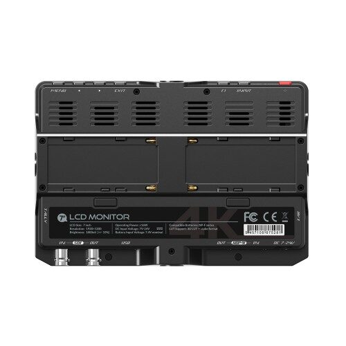 7" LILLIPUT H7S 4K HDMI/SDI 1800-nit video monitor