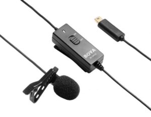 BOYA BY-GM10 lavalier microphone for GoPro