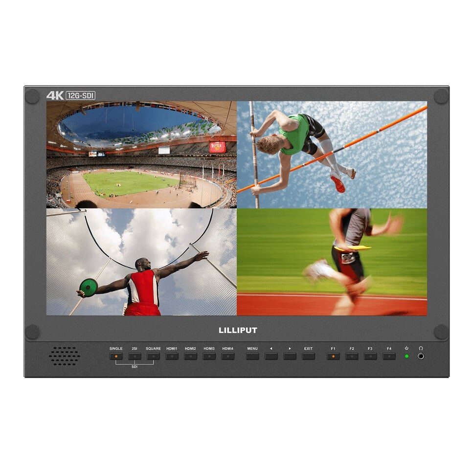 15.6" LILLIPUT BM150-12G monitor, 4K HDMI, 12G-SDI