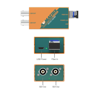 AVMATRIX FE1121-12G 12G-SDI fiber optic extender