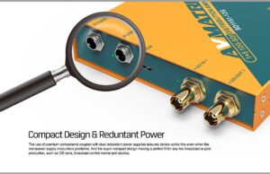 AVMATRIX SD1151-12G 1×5 12G-SDI reclocking distribution amplifier