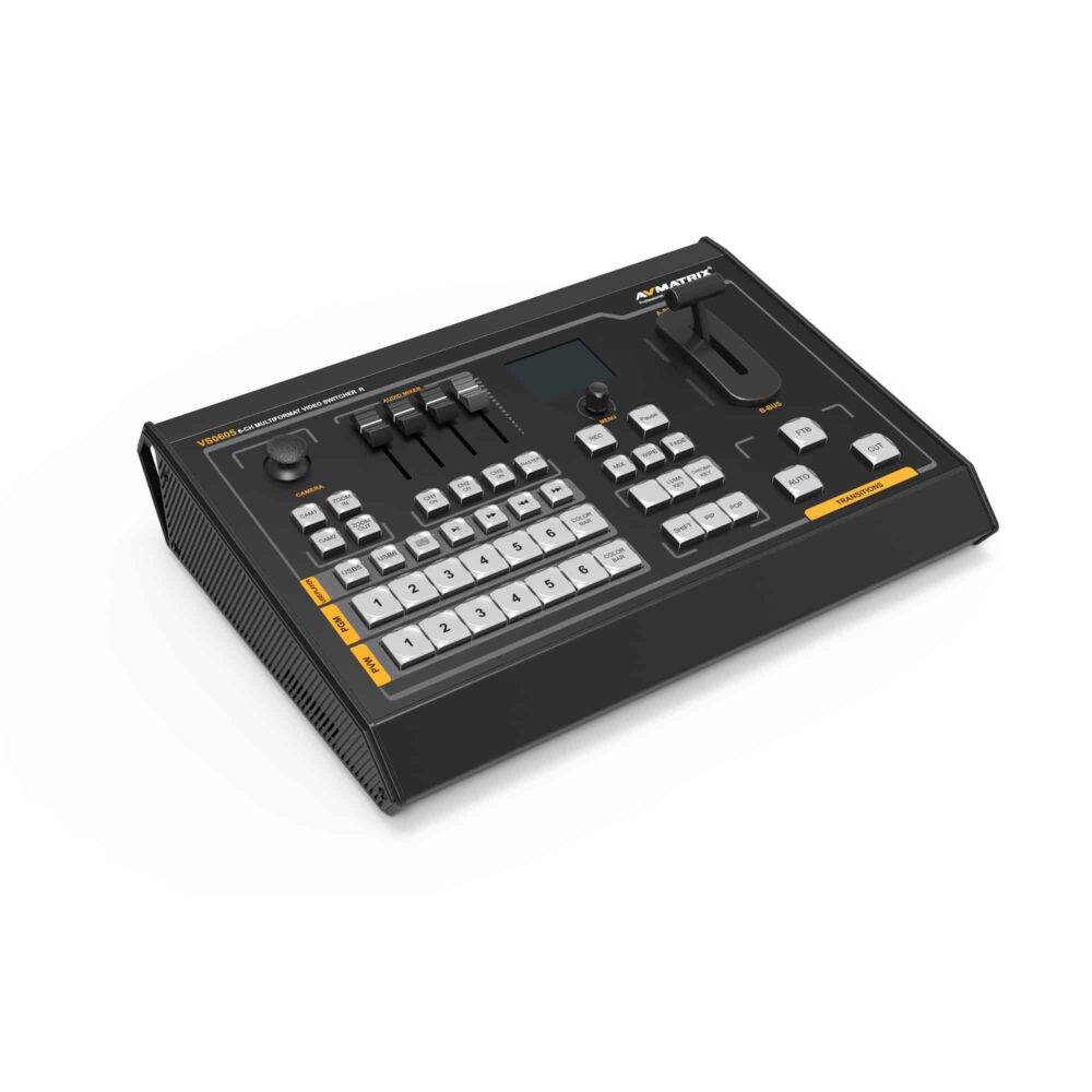 AVMATRIX VS0605U standalone 6ch multi-format streaming video switcher