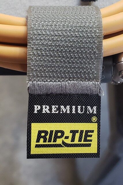 1" x 9.5"RIP-TIE Rip-Lock CableWrap, 10 Pack, GREY