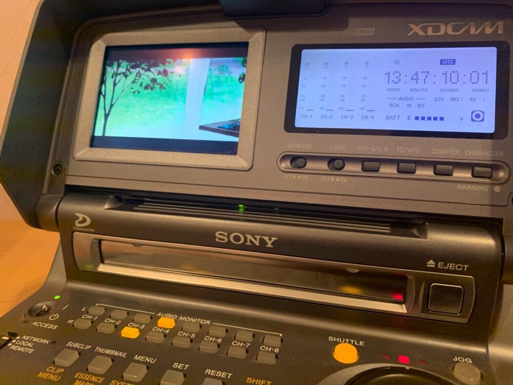 SONY PDW-V1 XDCAM Professional Disc field viewer (used)