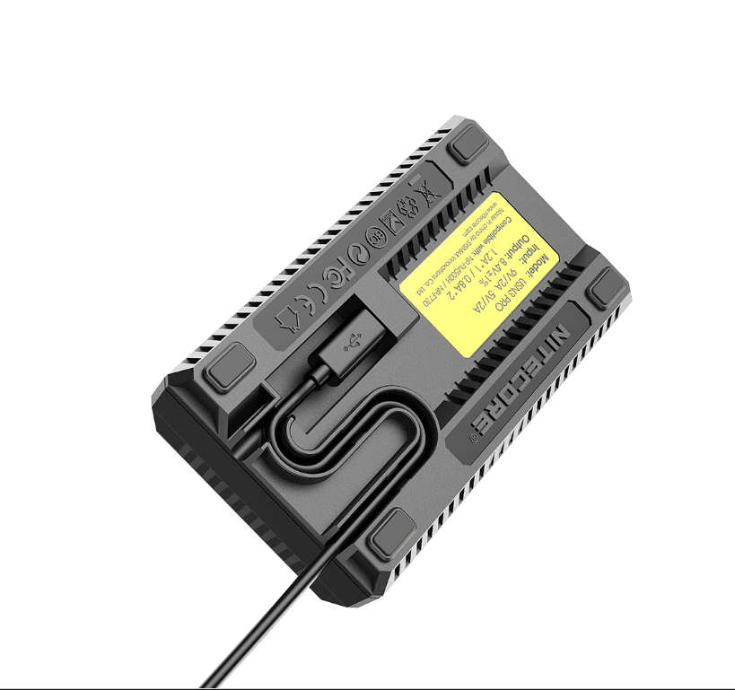 Nitecore USN3 PRO dual slot digital USB charger for Sony NP-F series batteries