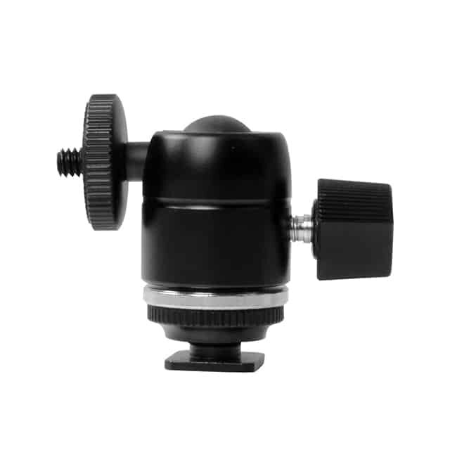 MEDIAGEAR DF-311B/FS-H08 ball head with cold shoe mount, large