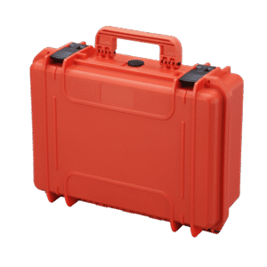PANARO MAX430S waterproof case, orange, cubed foam