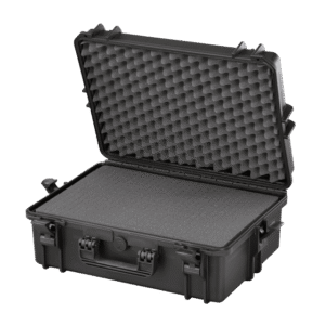 PANARO MAX505S waterproof case, black, cubed foam