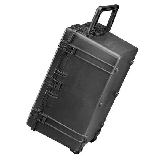 PANARO MAX750H400 waterproof case, black, wheeled, empty