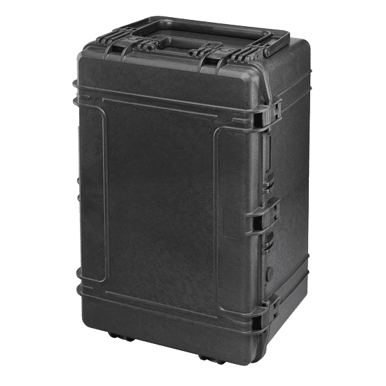 PANARO MAX750H400 waterproof case, black, wheeled, empty