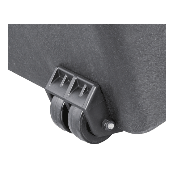 PANARO MAX750H400 waterproof case, black, wheeled, empty