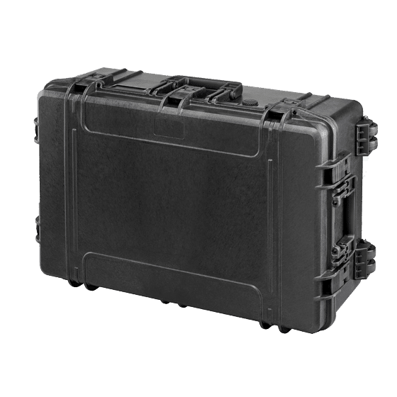 PANARO MAX750H280 waterproof case, black, wheeled, empty