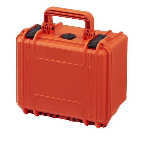 PANARO MAX235H155S waterproof case, orange, cubed foam