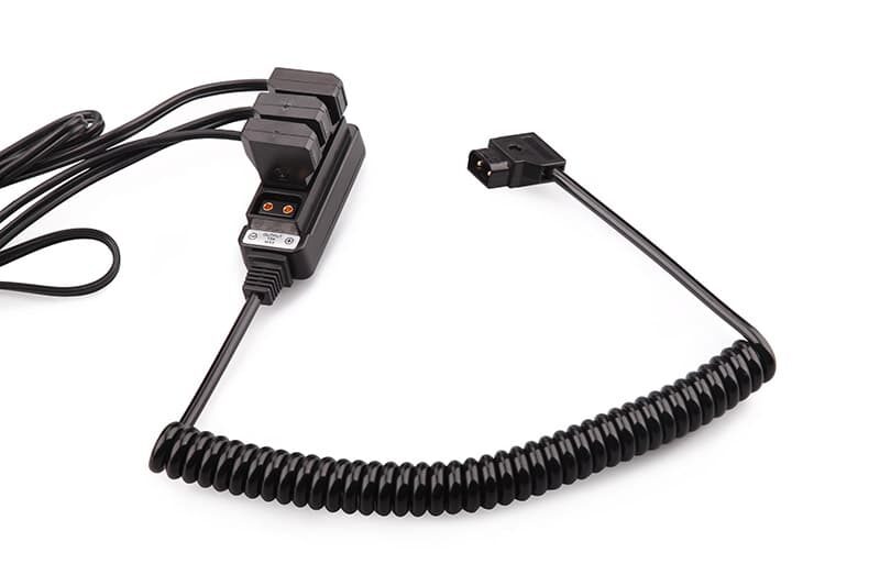 D-Tap splitter cable coiled