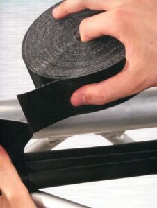 2" x 30' RIP-TIE RipWrap, 1 Roll, BLACK