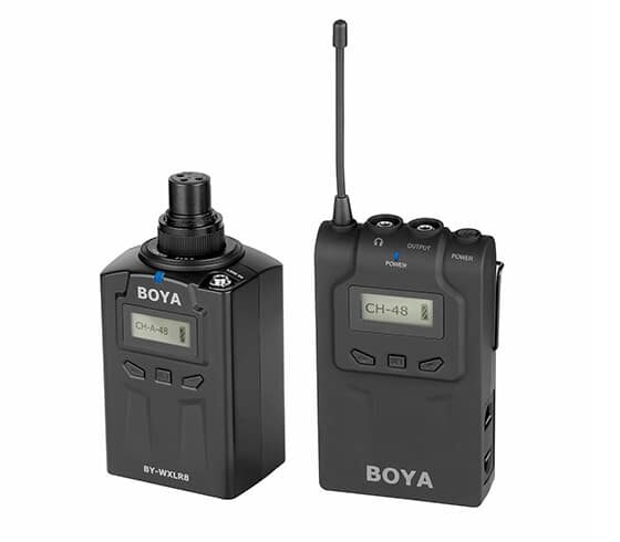 BOYA BY-WXLR8 UHF wireless XLR transmitter