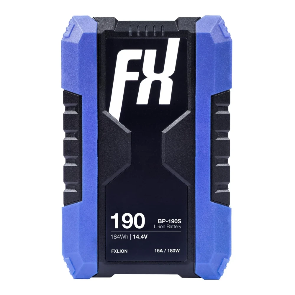 FXLION Cool Black V-Mount Battery, 184Wh, with USB, D-Tap
