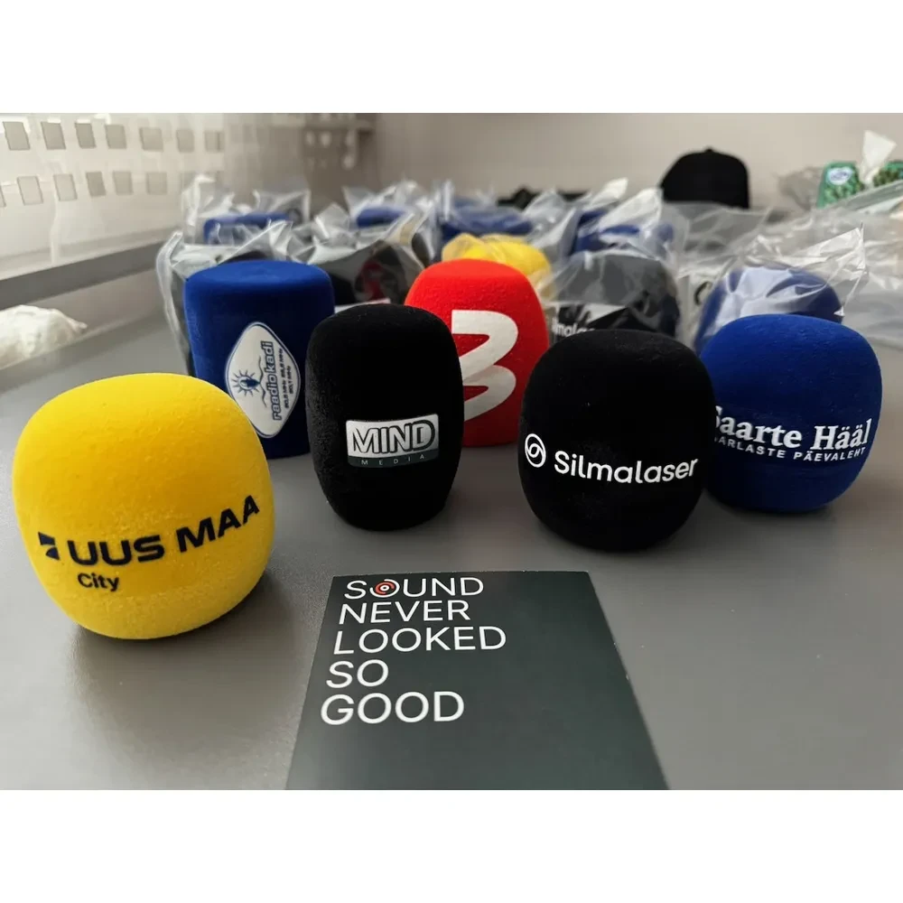 Premium Custom Microphone Windshields for Professional Audio & Visual Branding