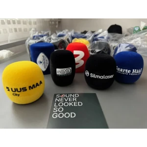 Premium Custom Microphone Windshields for Professional Audio & Visual Branding